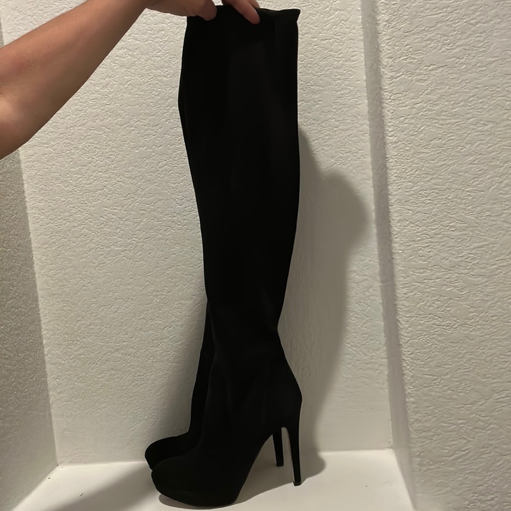 Sam Edelman Amber Over The Knee Suede Boots - Picture 3 of 5